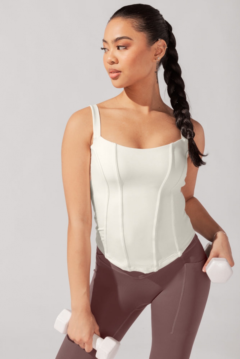 POPFLEX Corset Cami Krém | SBXQ20163