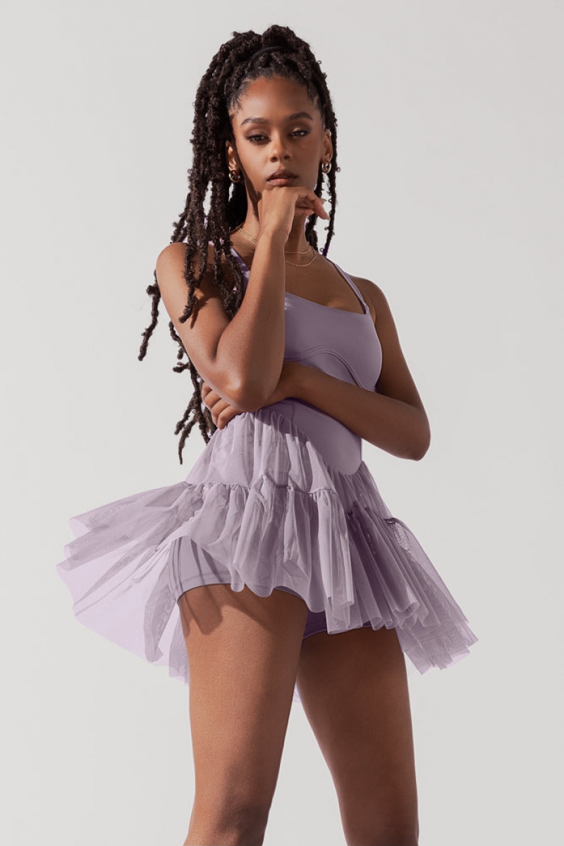 POPFLEX Corset Pirouette Šaty Dusty Mauve | FQZL75698