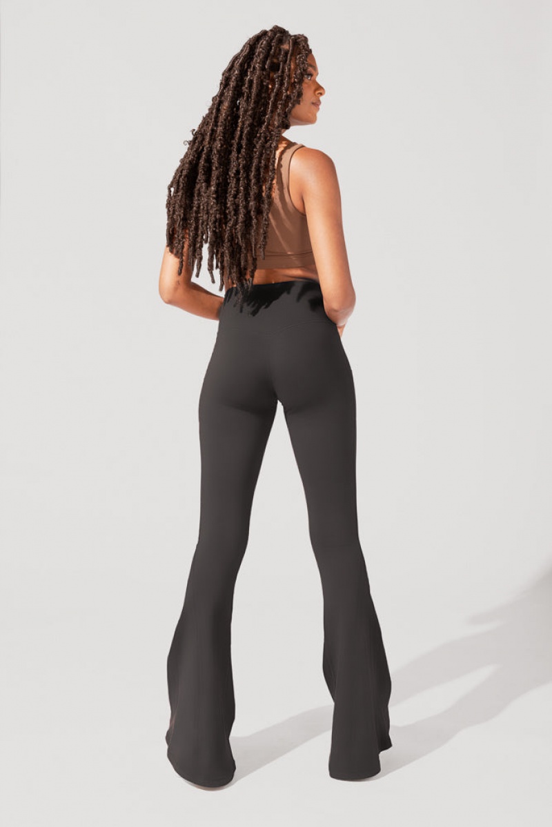 POPFLEX Crisscross Hourglass® Bell Bottom with Pockets (Soft Touch) Černé | MTYJ19238