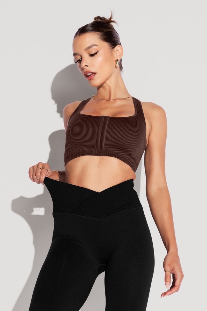 POPFLEX Crisscross Hourglass® Seamless Legging Černé | WXKO40958