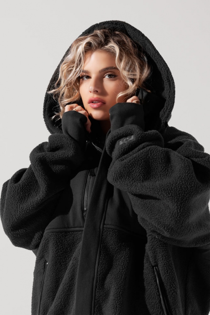 POPFLEX Find Your Inner Fleece Jacket Charcoal | FRXD92160