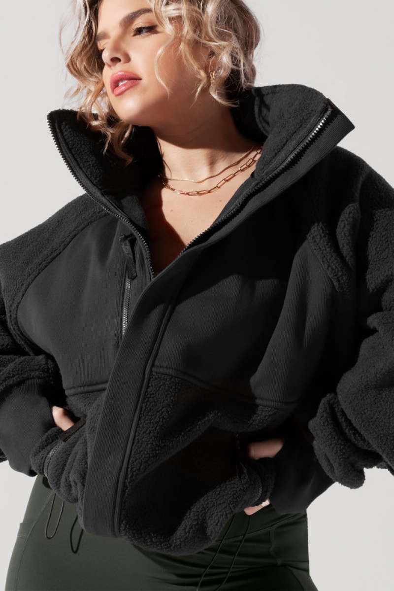POPFLEX Find Your Inner Fleece Jacket Charcoal | FRXD92160