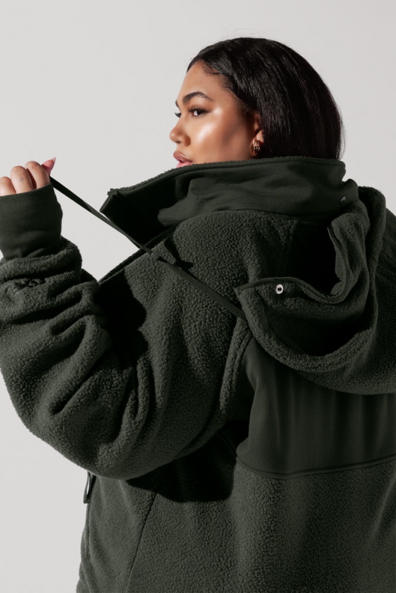 POPFLEX Find Your Inner Fleece Jacket Forestwood | OBAZ14783