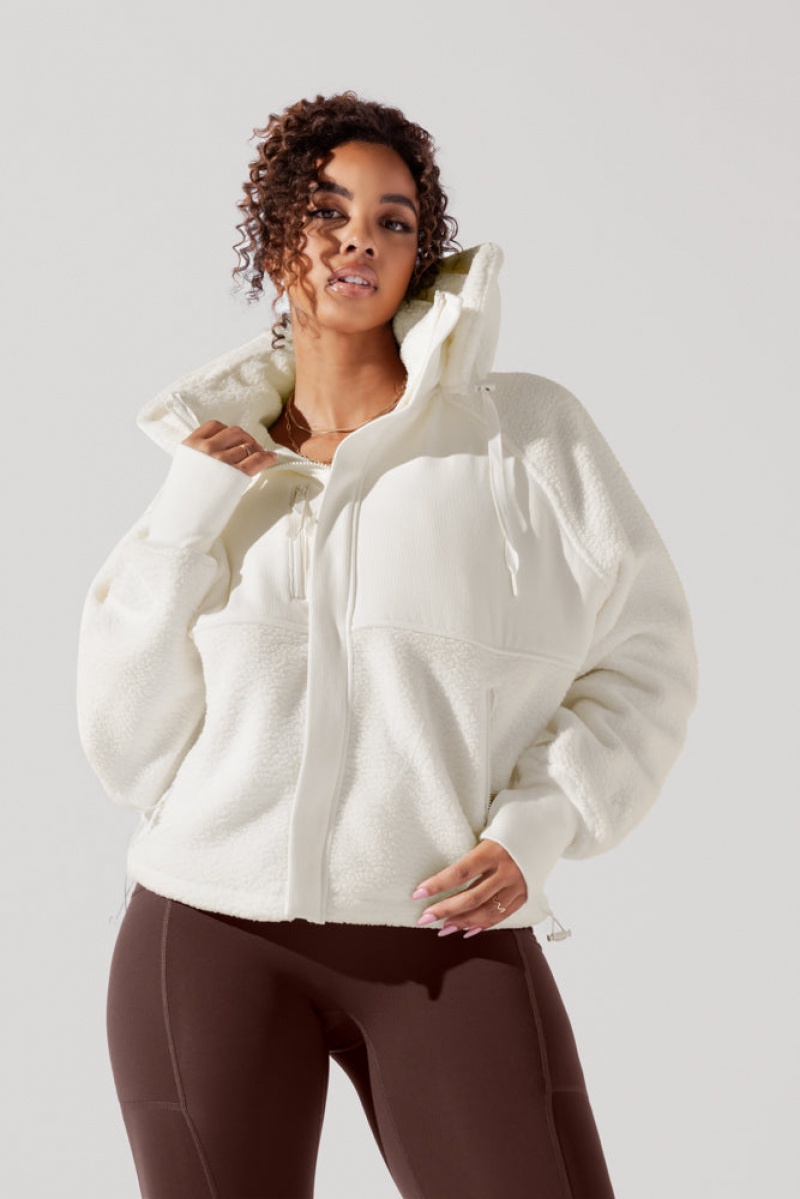 POPFLEX Find Your Inner Fleece Jacket Krém | UISN15084