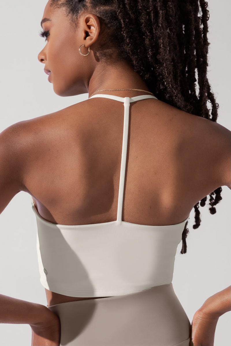 POPFLEX Flexy Crop Top Krém | HFMJ64092