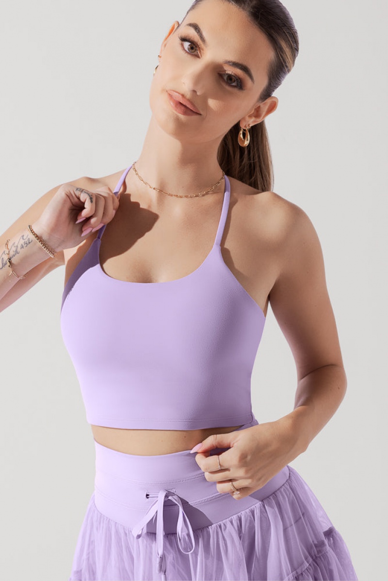 POPFLEX Flexy Crop Top Levandule | GZAX26340