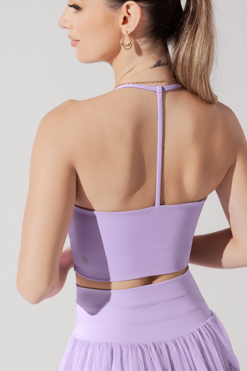 POPFLEX Flexy Crop Top Levandule | MBNF42759