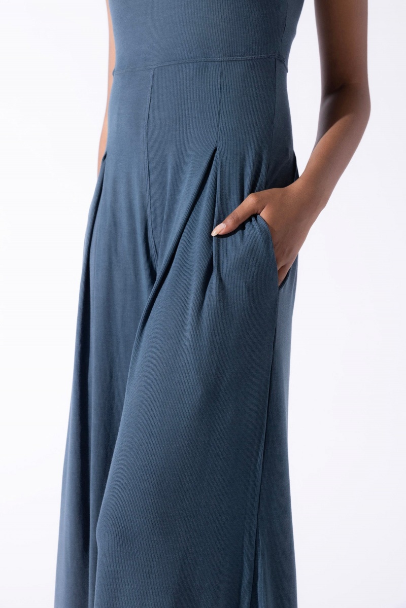 POPFLEX Go with the Flow Jumpsuit Stormy Weather | QOKL94520