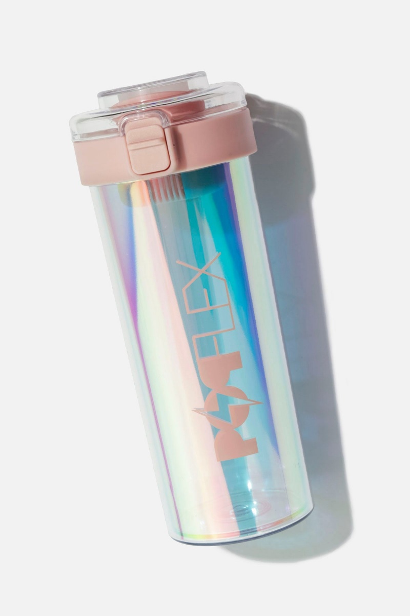 POPFLEX Iridescent Shaker Bottle Růžové | SBZU96723