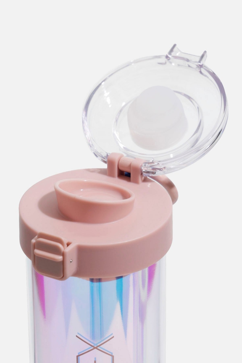 POPFLEX Iridescent Shaker Bottle Růžové | SBZU96723