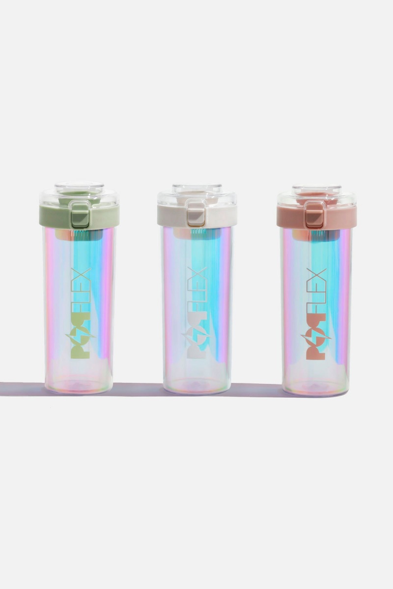 POPFLEX Iridescent Shaker Bottle Růžové | SBZU96723