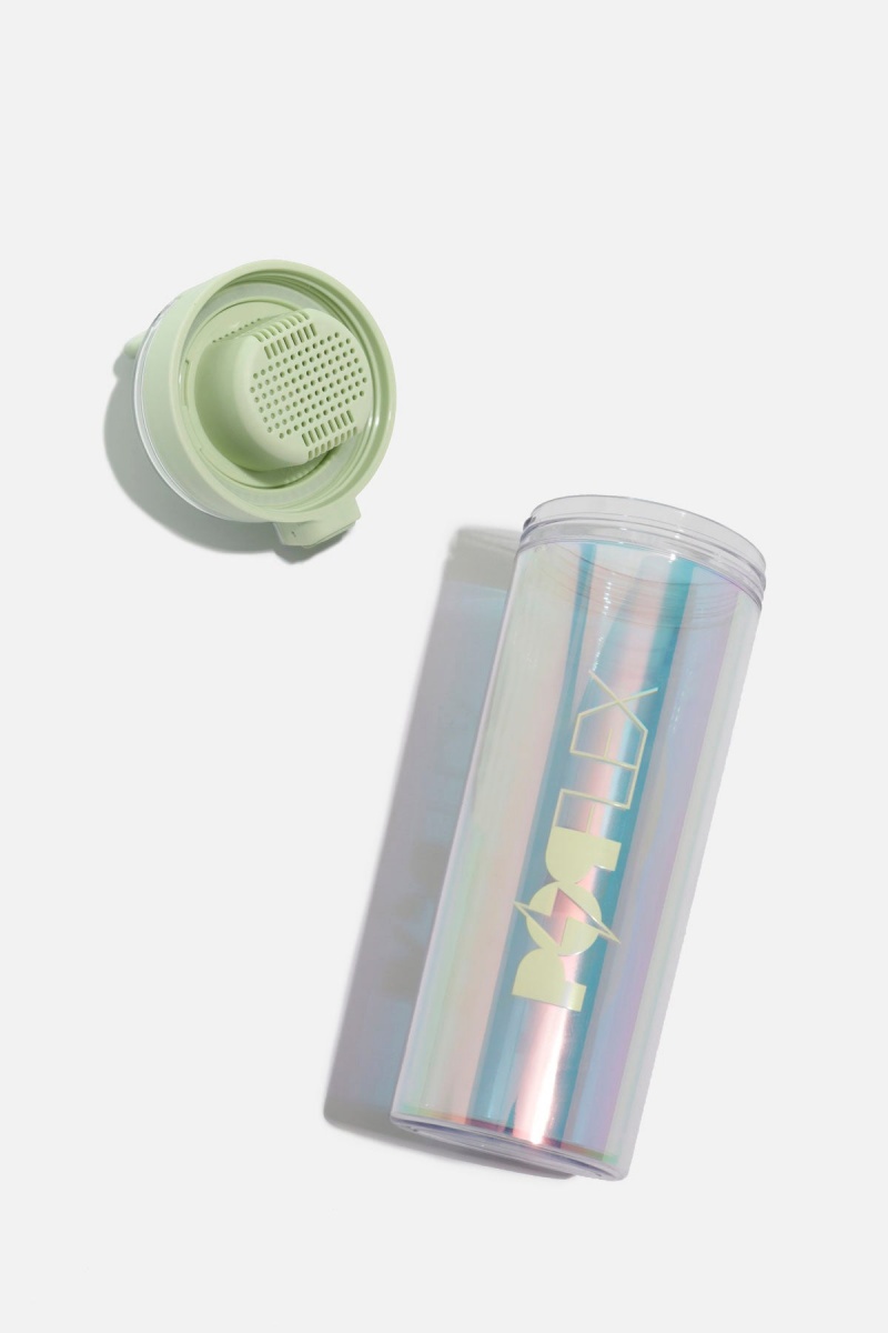 POPFLEX Iridescent Shaker Bottle Světle Zelene | ZXCJ93568
