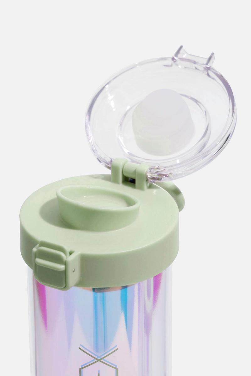 POPFLEX Iridescent Shaker Bottle Světle Zelene | ZXCJ93568