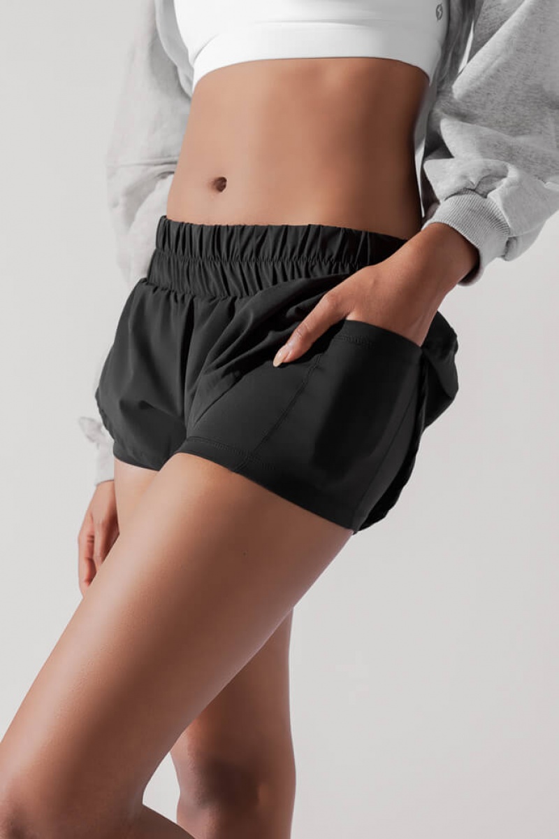 POPFLEX Low Rise Supershort™ Černé | YNWH17803