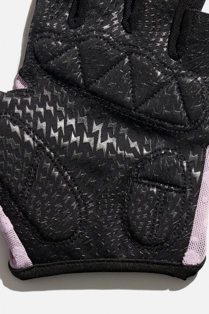 POPFLEX Luxe Mesh Tréninková Gloves Dusty Mauve Florals | XMLV62914 