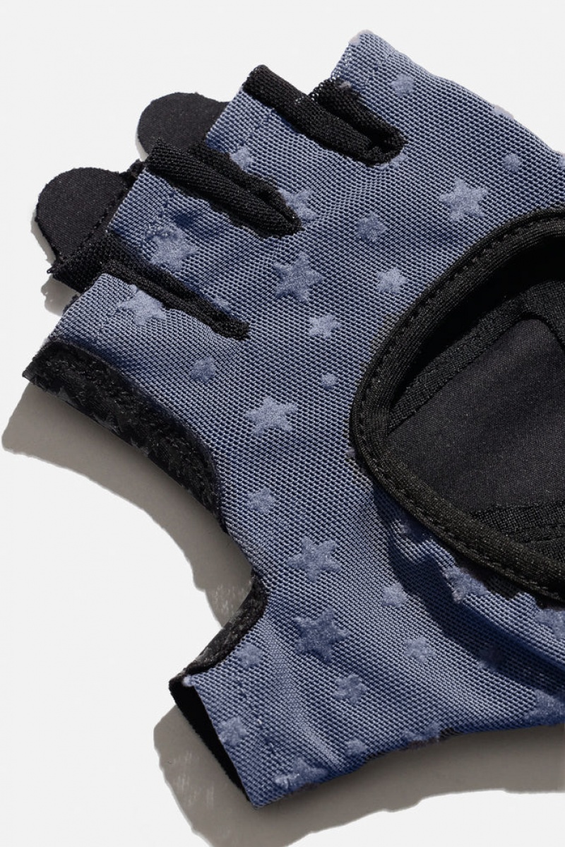 POPFLEX Luxe Mesh Tréninková Gloves Tmavě Blankyt | KCUR65183
