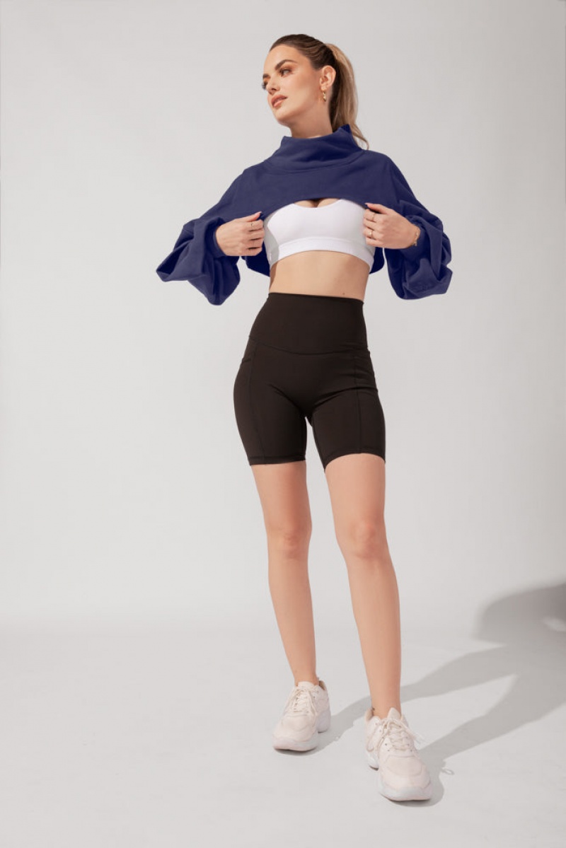 POPFLEX Mockneck Shruggie Tmavě Blankyt | HAZW19584