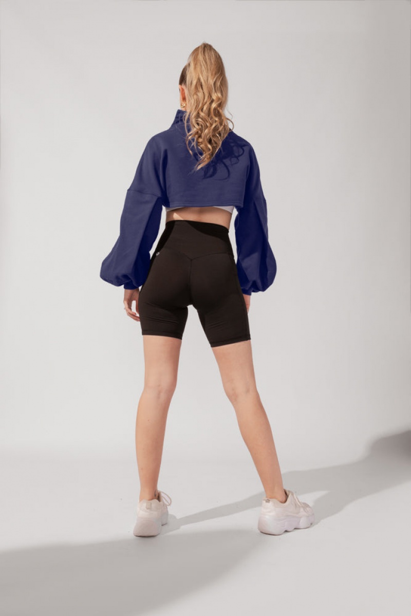 POPFLEX Mockneck Shruggie Tmavě Blankyt | HAZW19584