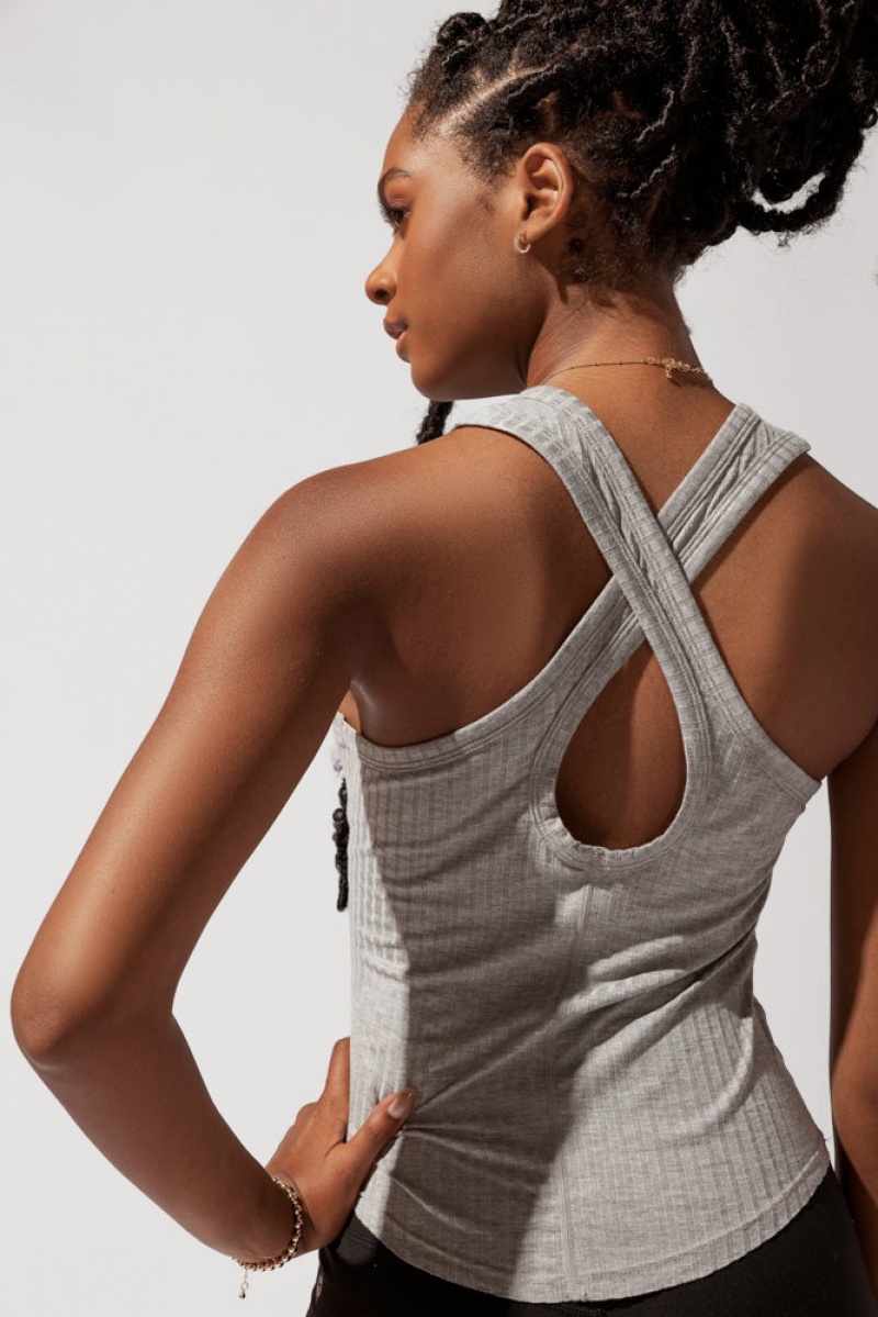 POPFLEX Not Your Typical Tank Šedé | ENID56093