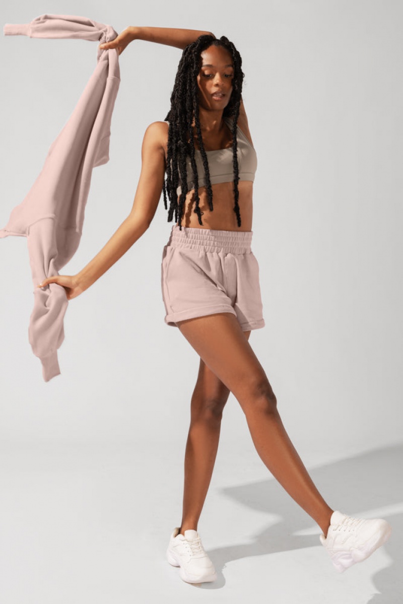 POPFLEX Ooey Gooey Lounge Shorts with Pockets Ballet Slipper | PLZJ40267