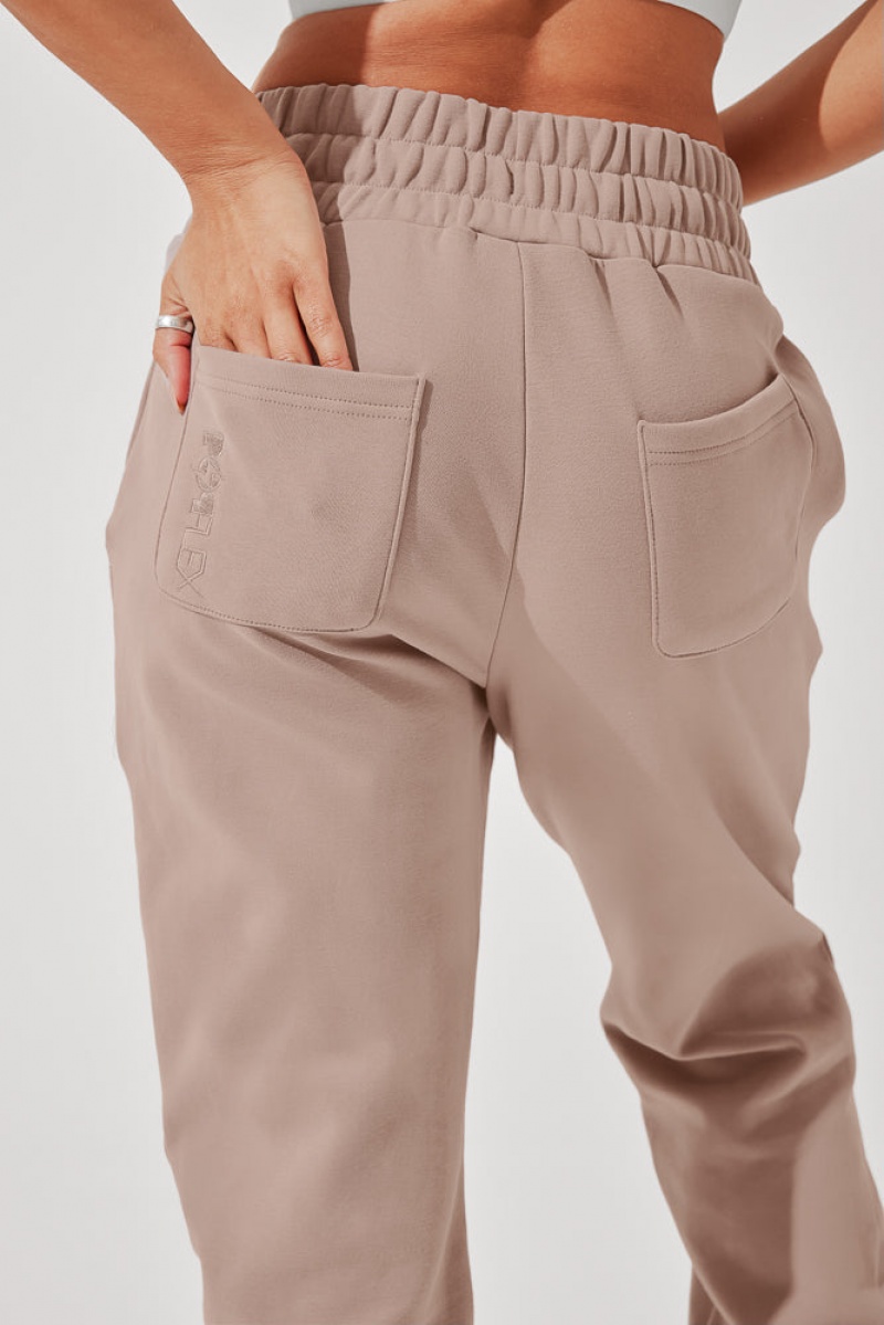 POPFLEX Ooey Gooey Sweatpant Béžový | DNPI52187