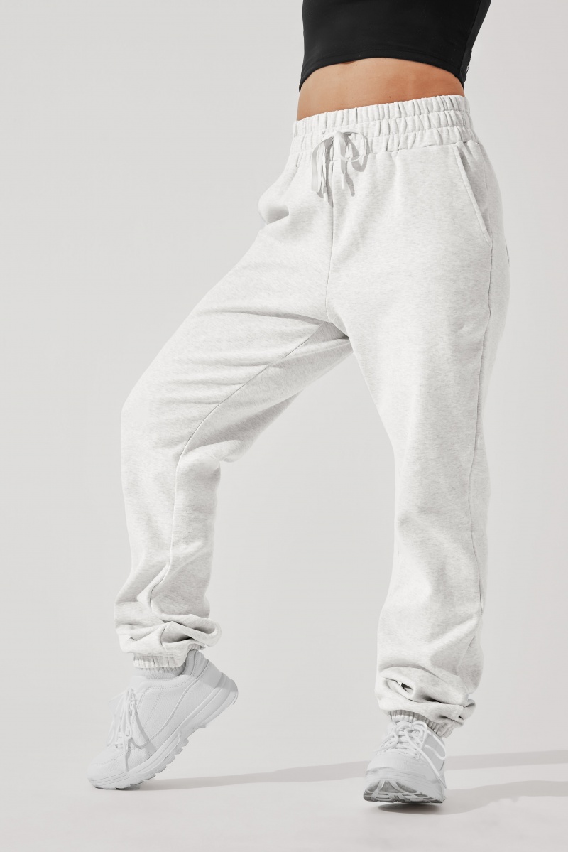 POPFLEX Ooey Gooey Sweatpant Světle Šedé | APIV49578