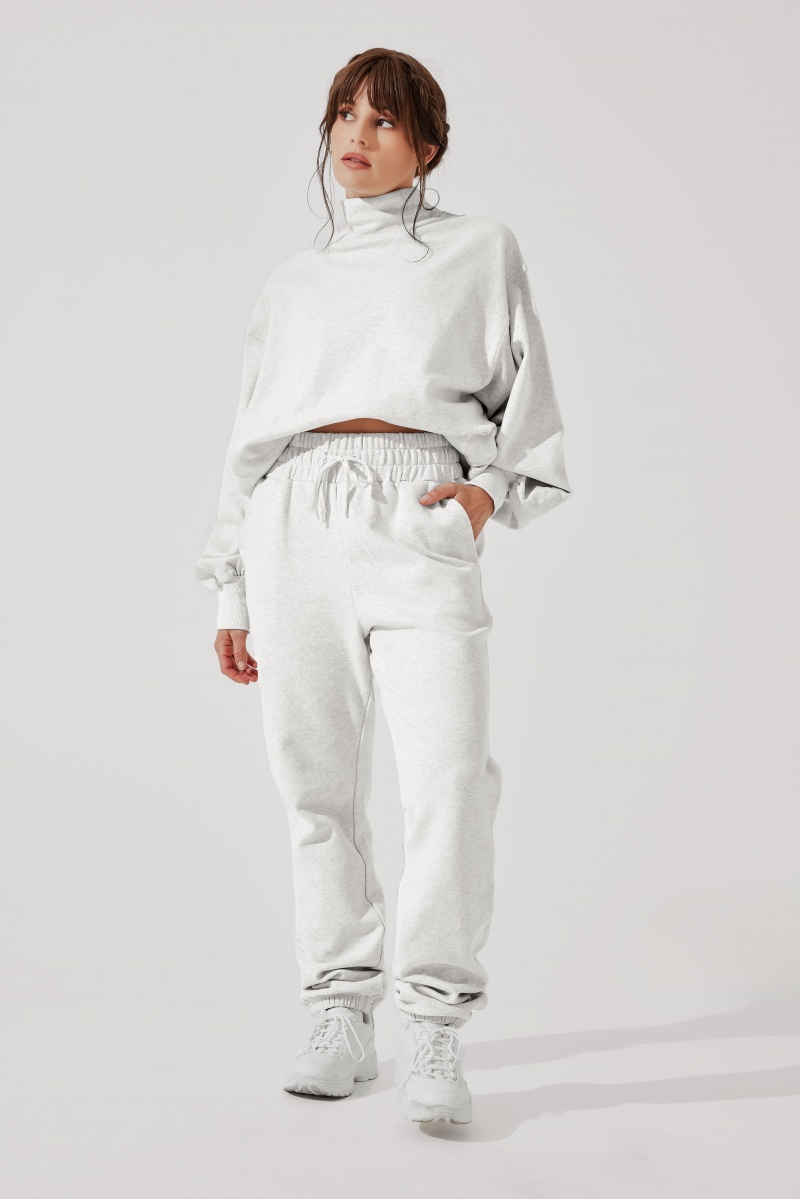 POPFLEX Ooey Gooey Sweatpant Světle Šedé | APIV49578