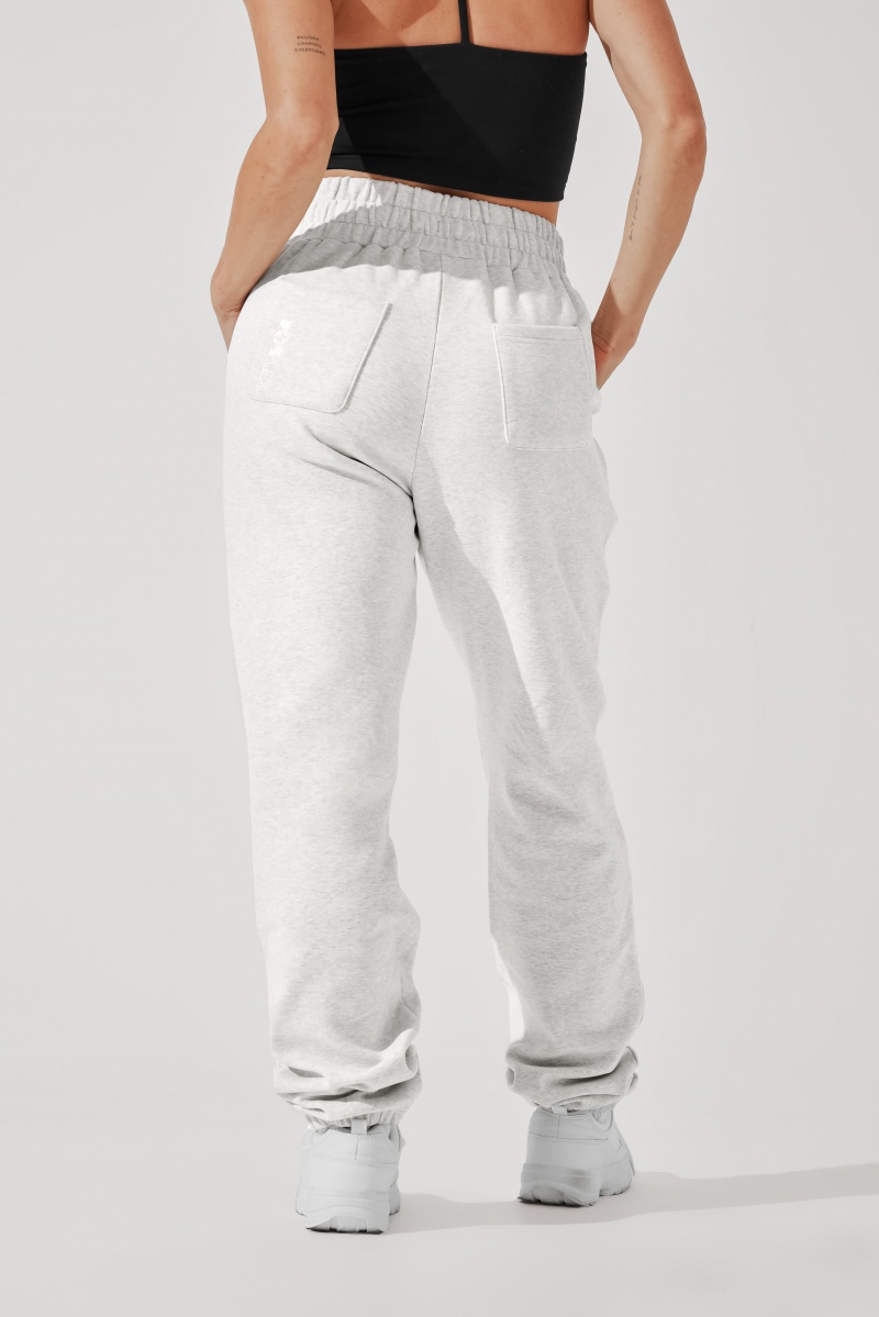 POPFLEX Ooey Gooey Sweatpant Světle Šedé | APIV49578