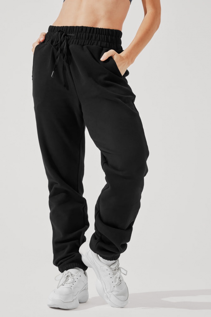 POPFLEX Ooey Gooey Sweatpant Černé | PGIV21076