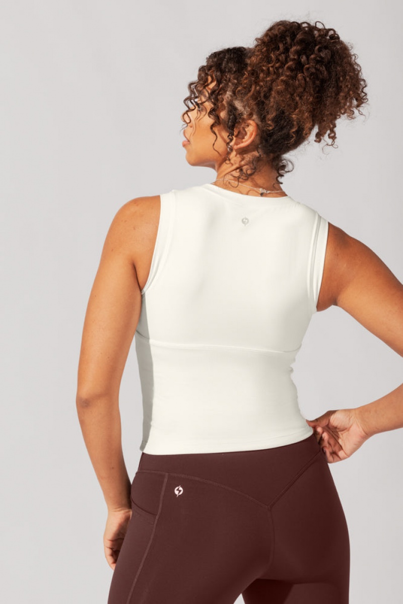 POPFLEX Peekaboo Crew Tank Krém | GXEY98063