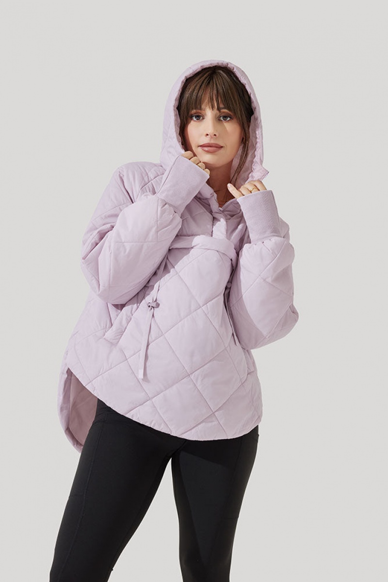 POPFLEX Pillow Packable Puffer Jacket Orchid Ice | FSPU26817