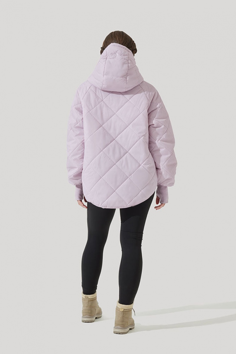 POPFLEX Pillow Packable Puffer Jacket Orchid Ice | FSPU26817