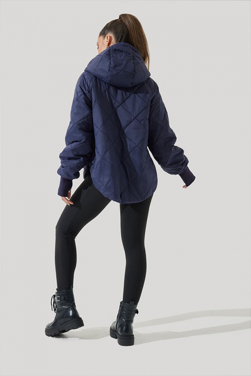 POPFLEX Pillow Packable Puffer Jacket Tmavě Blankyt | BYHL52961