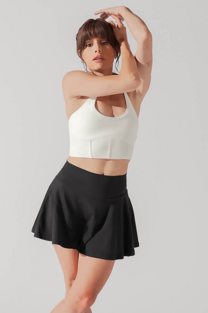 POPFLEX Plié Corset Crop Bralette Krém | PKTA41608