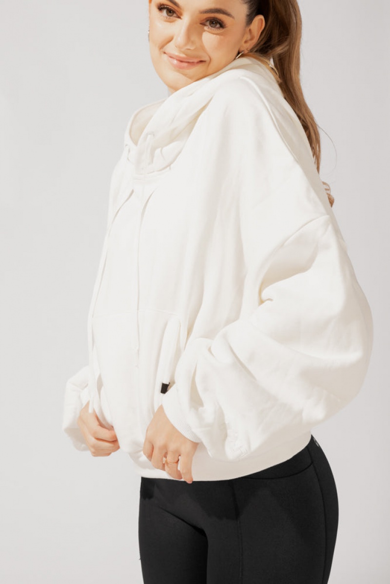 POPFLEX Pullover Cloud Hoodie Bílé | HLEP13295