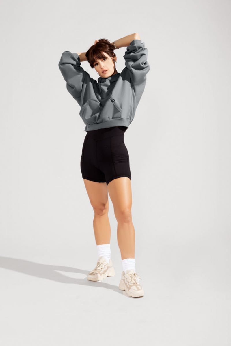 POPFLEX Pullover Cloud Hoodie Smoke | TOVA56908