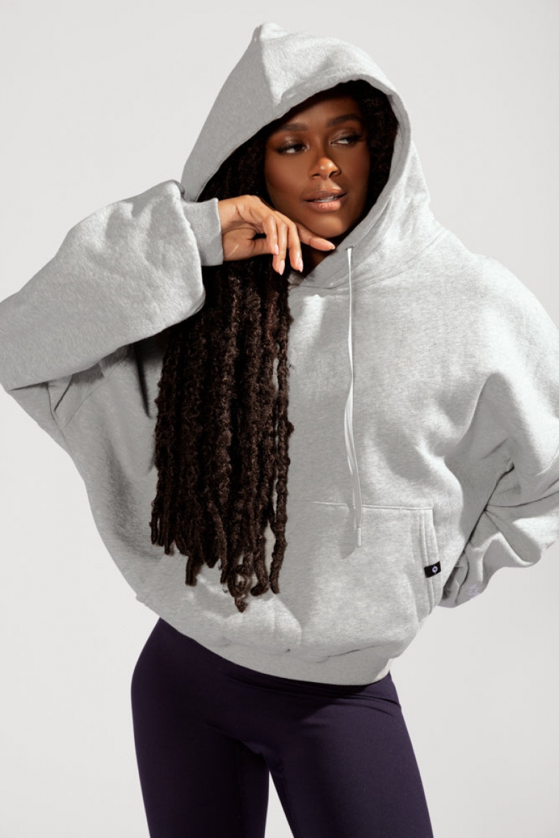 POPFLEX Pullover Cloud Hoodie Šedé | QMBN91625