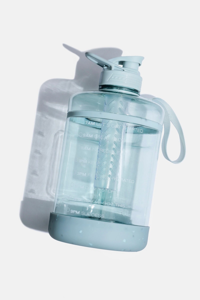 POPFLEX Ready Set Glow Gallon Timer Bottle with Fruit Infuser Blankyt | PLHM74516