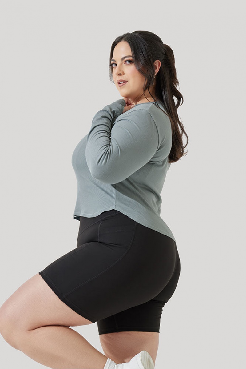 POPFLEX Refine Long Sleeve Top Blankyt | CKHZ52480