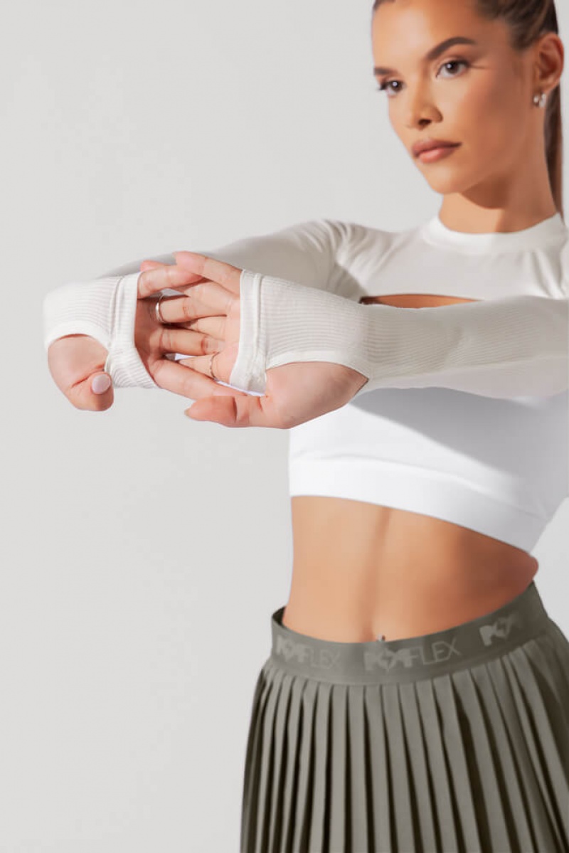 POPFLEX Relevé Žebrovaný Shrug Sugar | FUYS18426