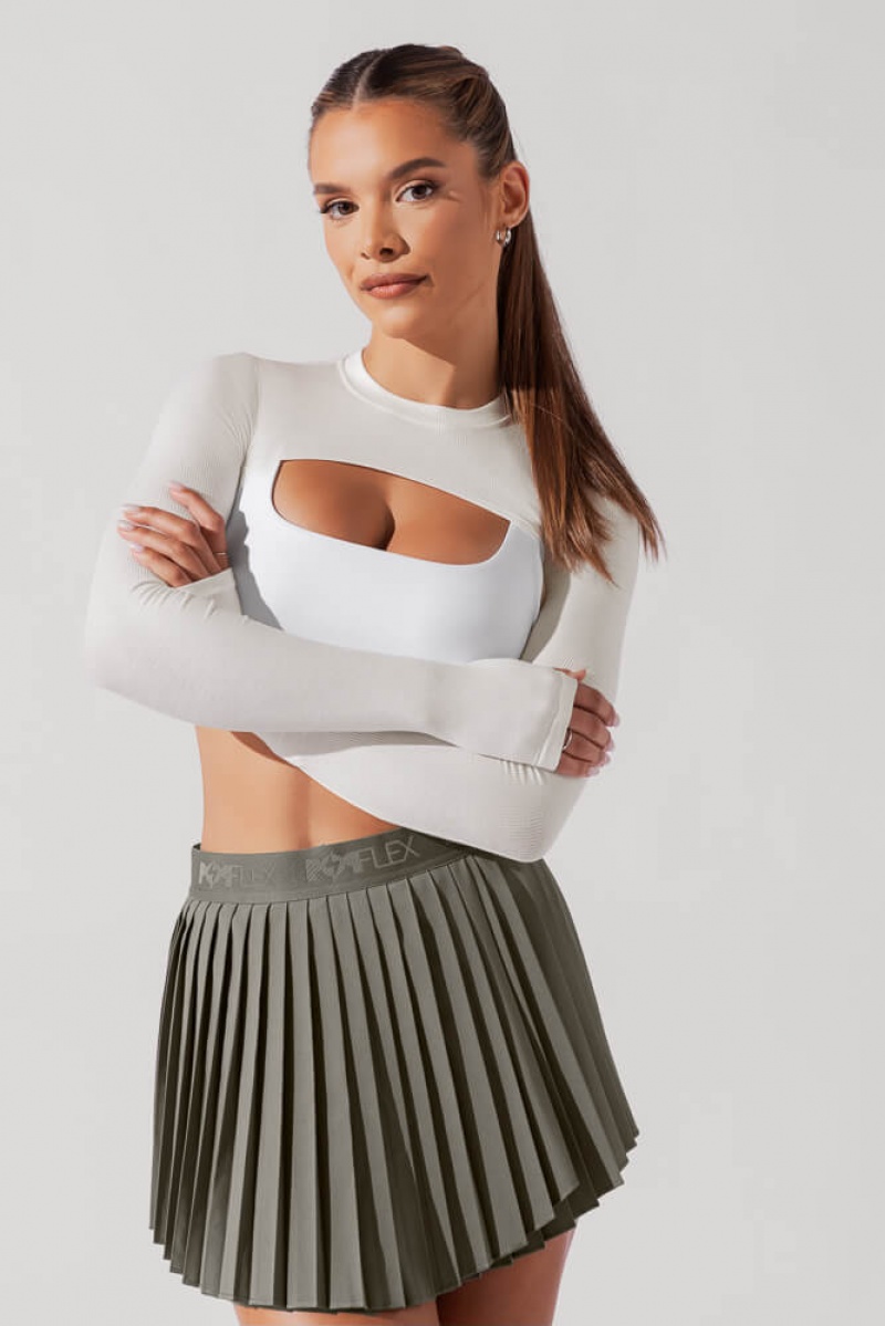 POPFLEX Relevé Žebrovaný Shrug Sugar | FUYS18426