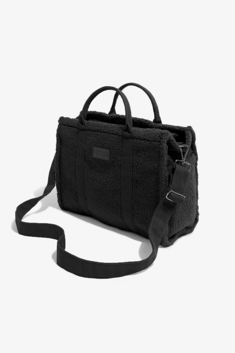 POPFLEX Sherpa Sloane Tote Černé | UOKR28760