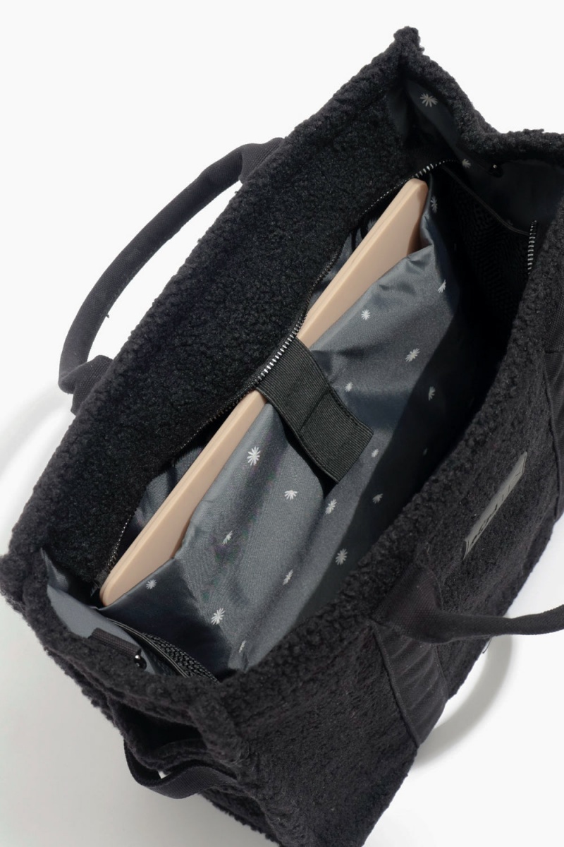 POPFLEX Sherpa Sloane Tote Černé | UOKR28760