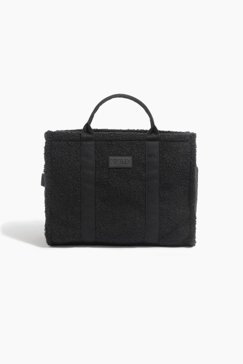 POPFLEX Sherpa Sloane Tote Černé | UOKR28760