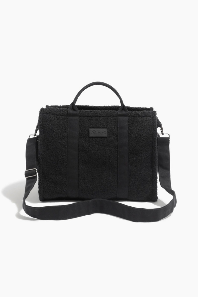POPFLEX Sherpa Sloane Tote Černé | UOKR28760