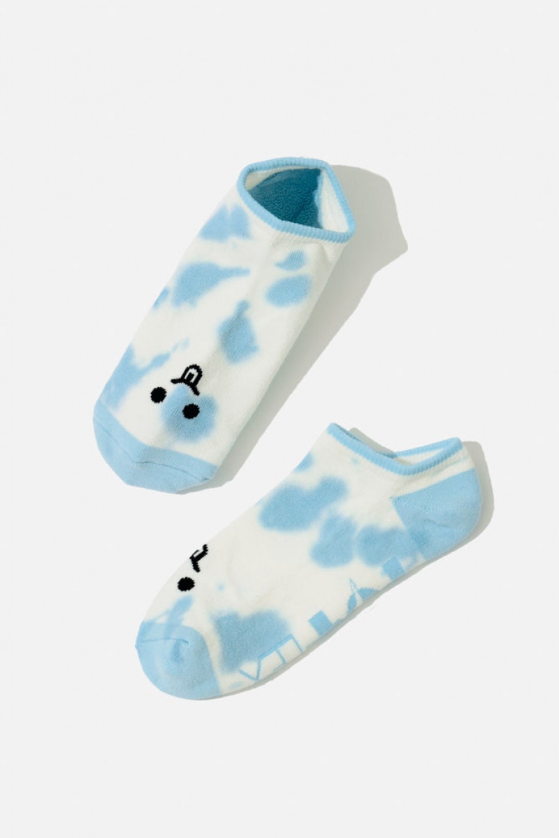POPFLEX Silly Face Low Rise Socks Blankyt | BNQV13875