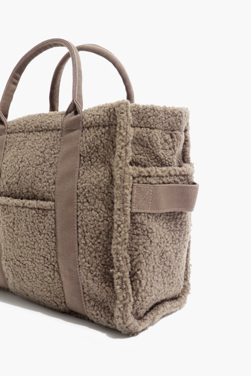 POPFLEX Small Sherpa Sloane Tote Warm Ash | EFXI91830