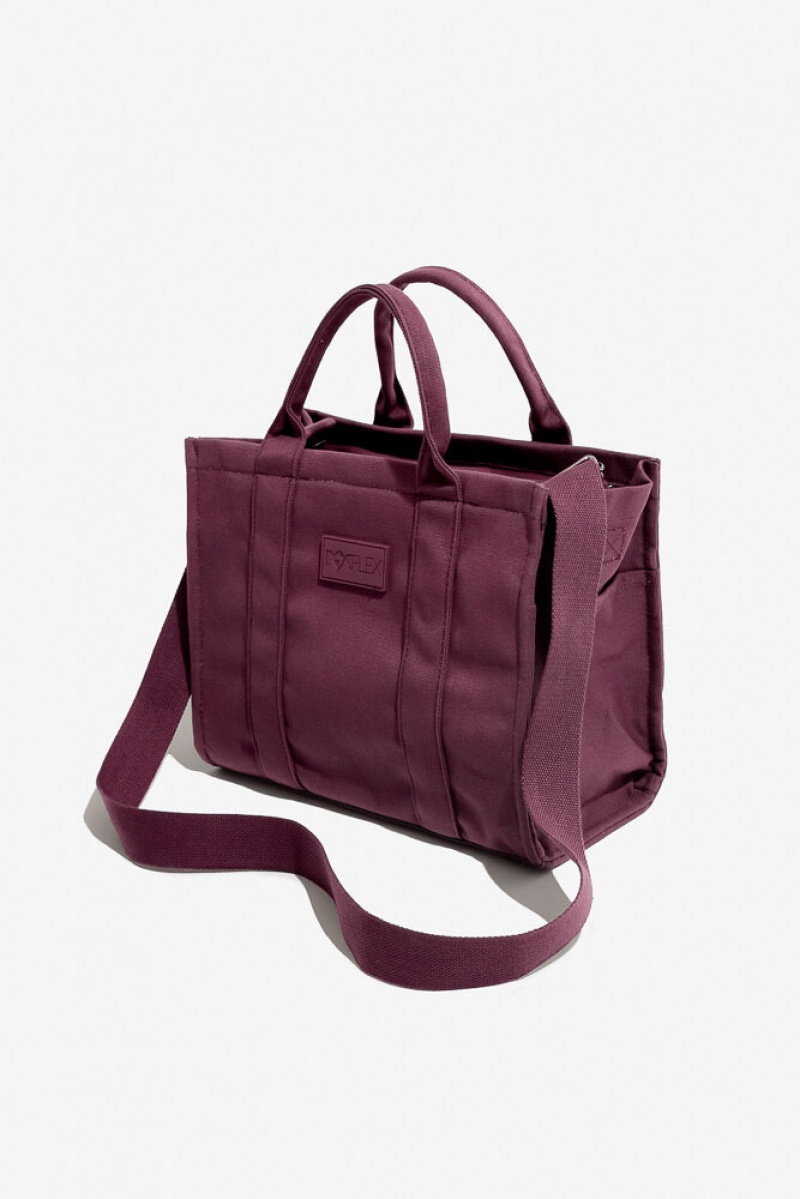 POPFLEX Small Sloane Tote Huckleberry | ZCHO47510