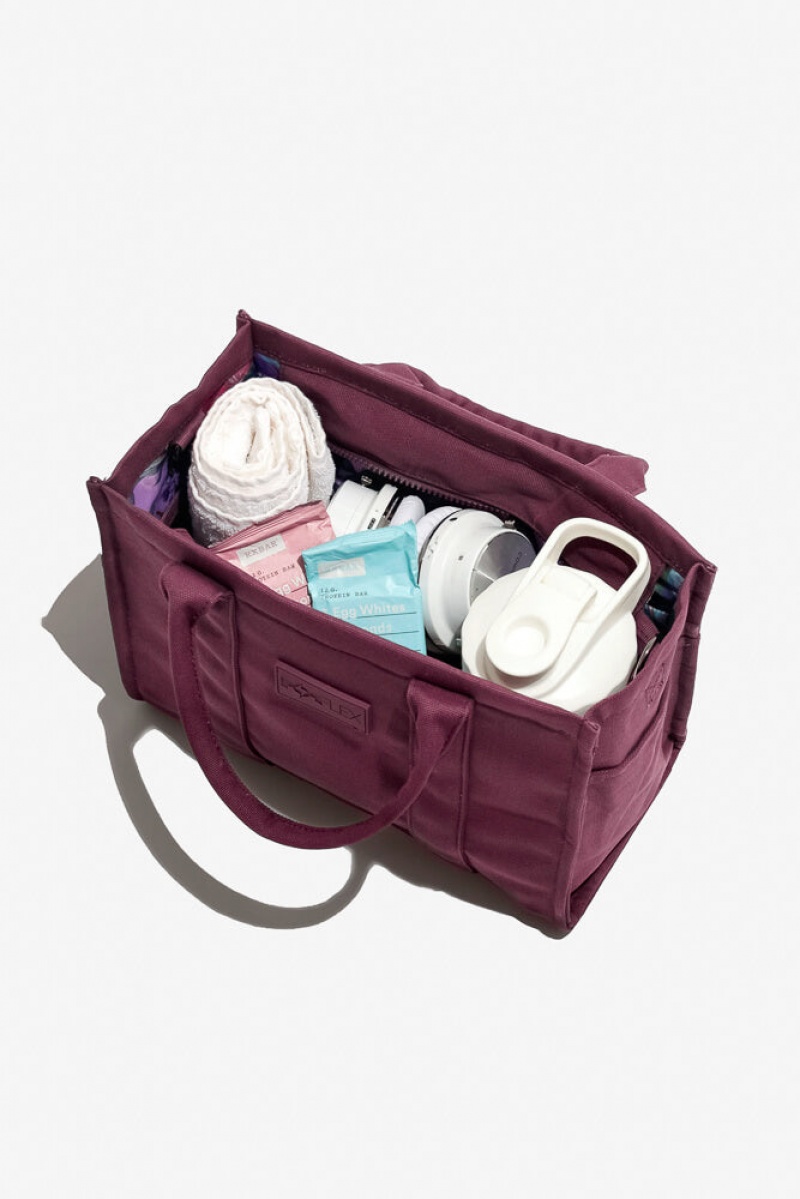 POPFLEX Small Sloane Tote Huckleberry | ZCHO47510