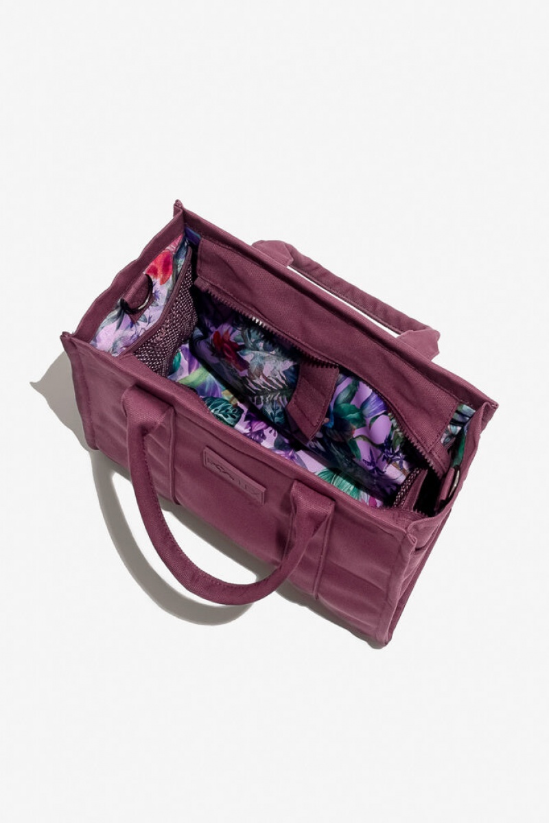 POPFLEX Small Sloane Tote Huckleberry | ZCHO47510